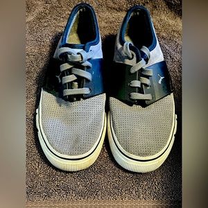 Vintage grey Puma suede shoes sz 38.5